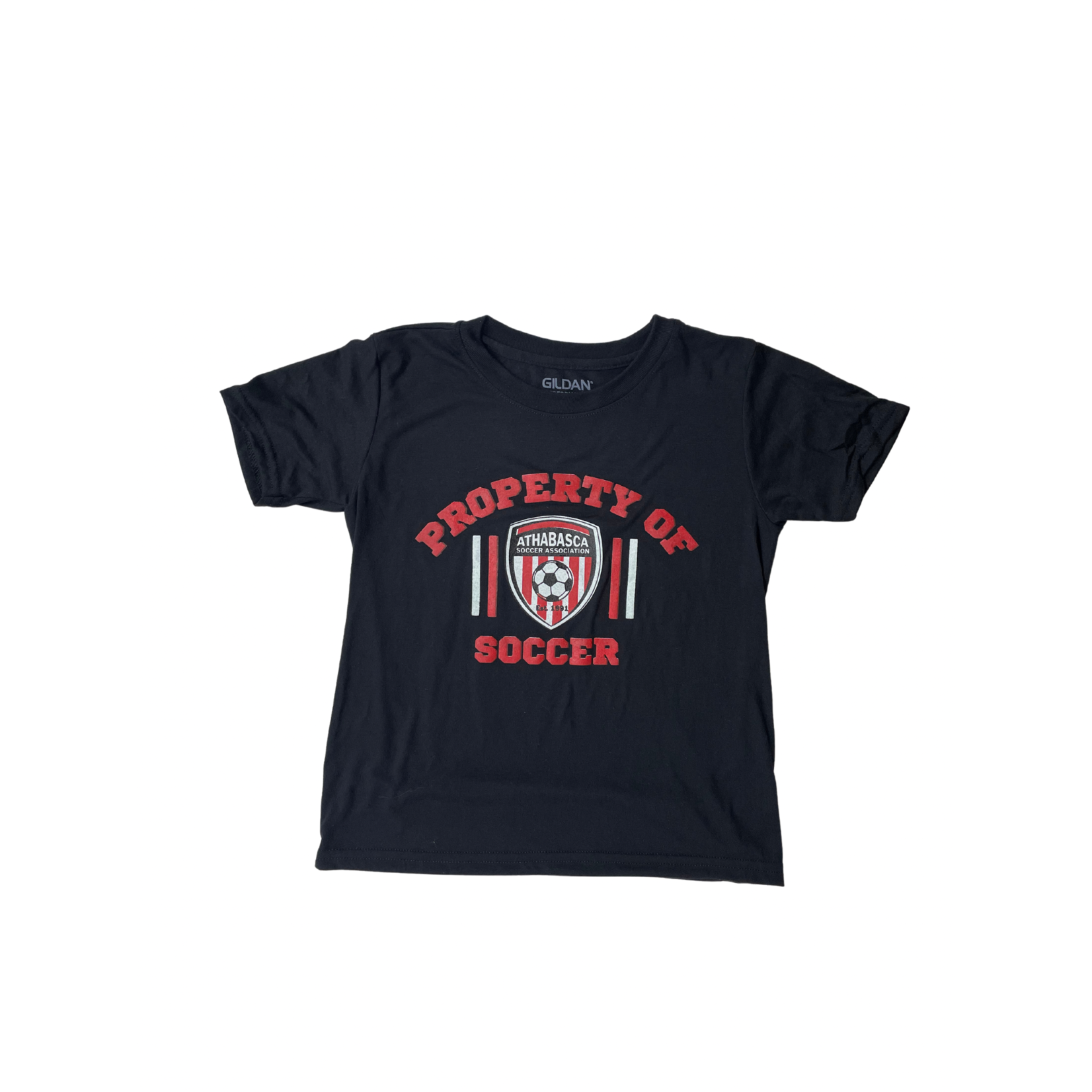 GILDAN ATHABASCA SOCCER GILDAN LOGO T-SHIRT