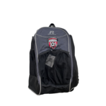 RUSSELL ATHABASCA SOCCER RUSSELL BACKPACK LOGO RED GREY