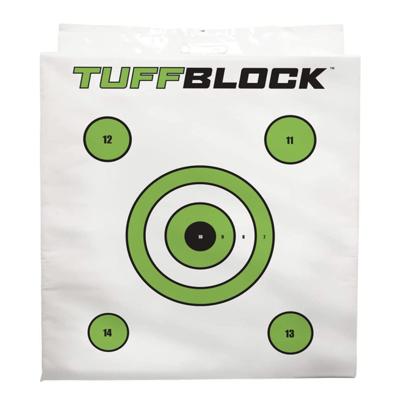 DELTA MCKENZIE TUFF BLOCK ARCHERY BLOCK TARGET 40 LBS WHITE LIME GREEN