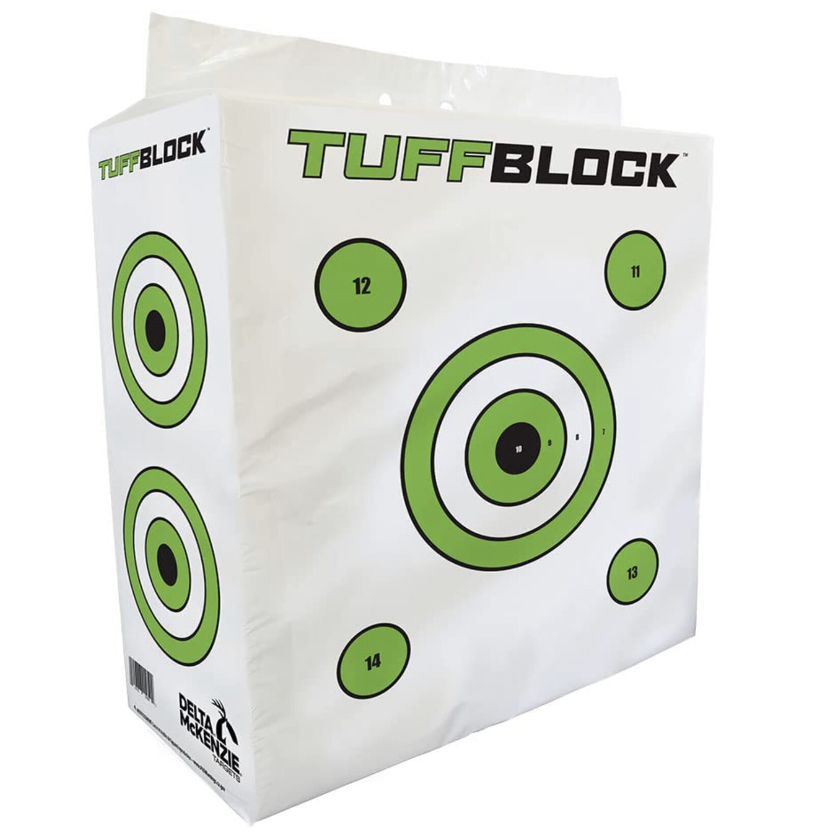 DELTA MCKENZIE TUFF BLOCK ARCHERY BLOCK TARGET 40 LBS WHITE LIME GREEN