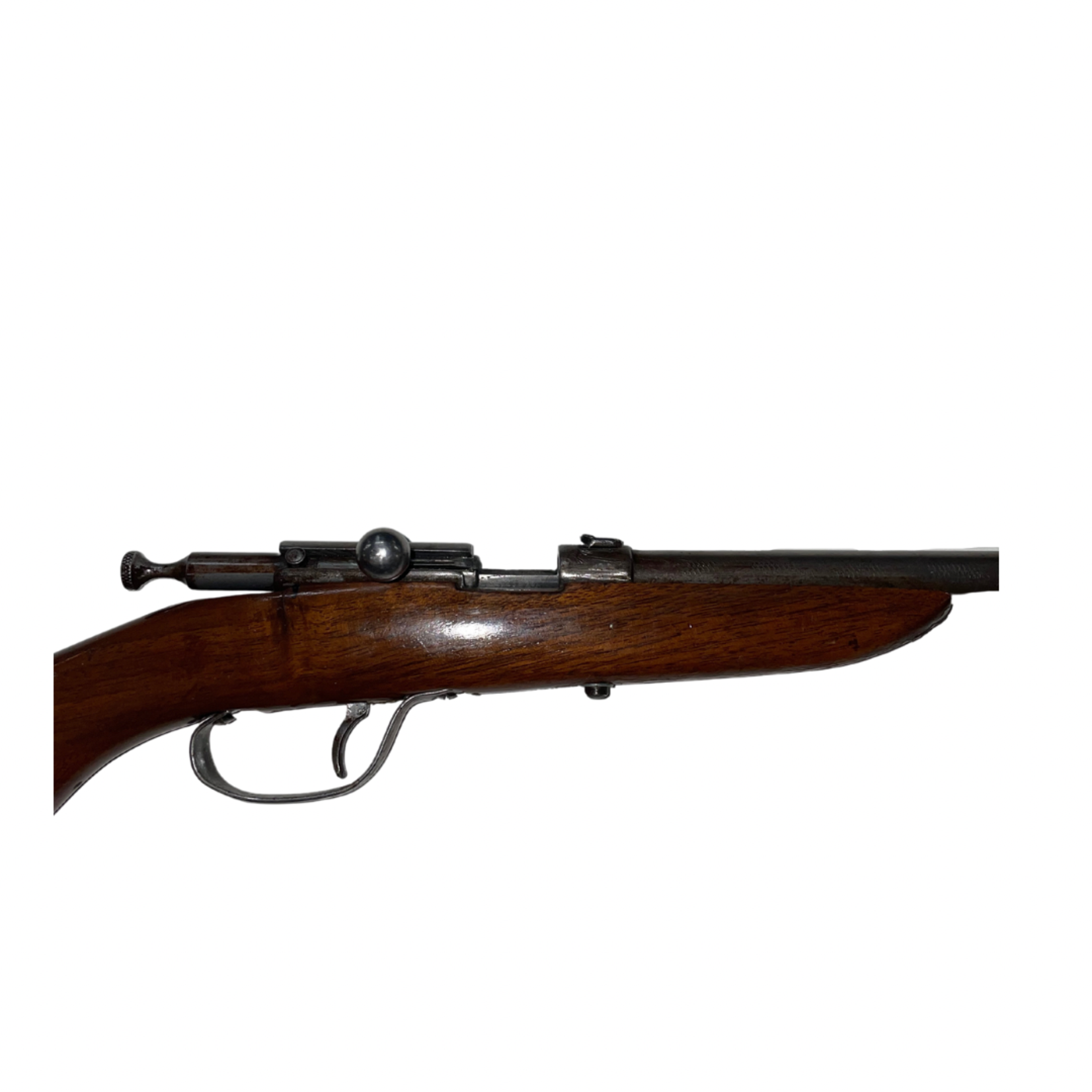 USED COOEY 22 LR MODEL ACE 1 WOOD STOCK SINGLE SHOT BOLT ACTION 17” BRL