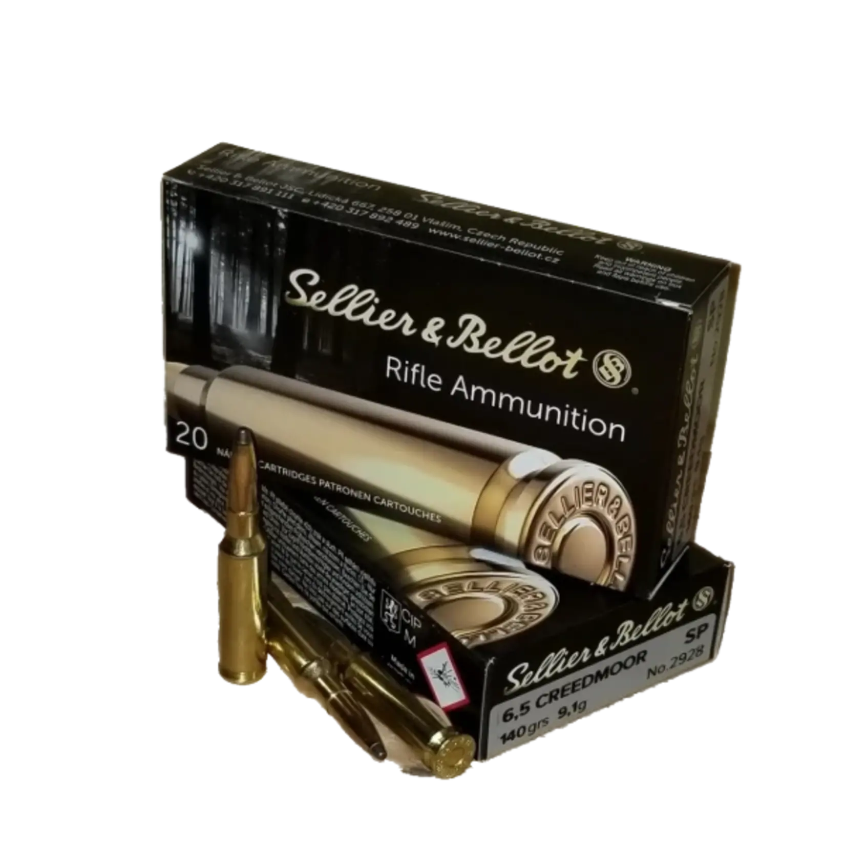 SELLIER & BELLOT SELLIER & BELLOT 6.5 CREEDMOOR 140 GR SOFT POINT 20 RNDS