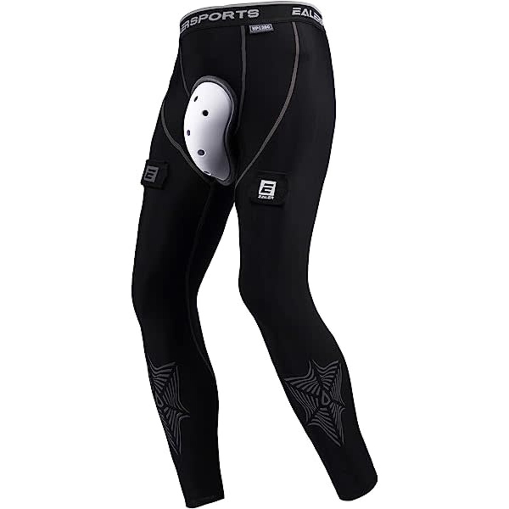 POWERTEK HOCKEY ESSENCE OF SPORT COMPRESSION PANTS W/CUP /VELCRO