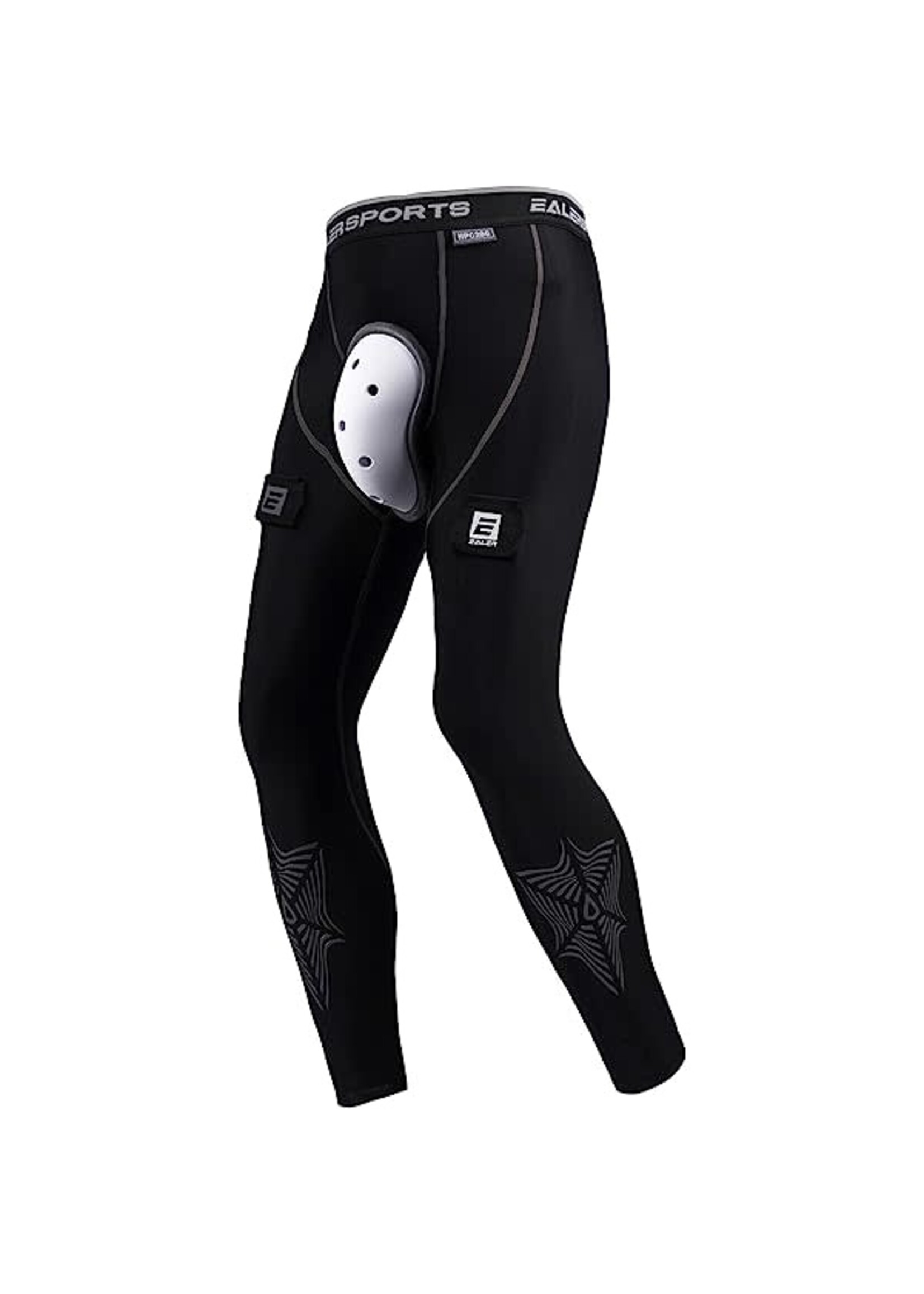 POWERTEK HOCKEY ESSENCE OF SPORT COMPRESSION PANTS W/CUP /VELCRO