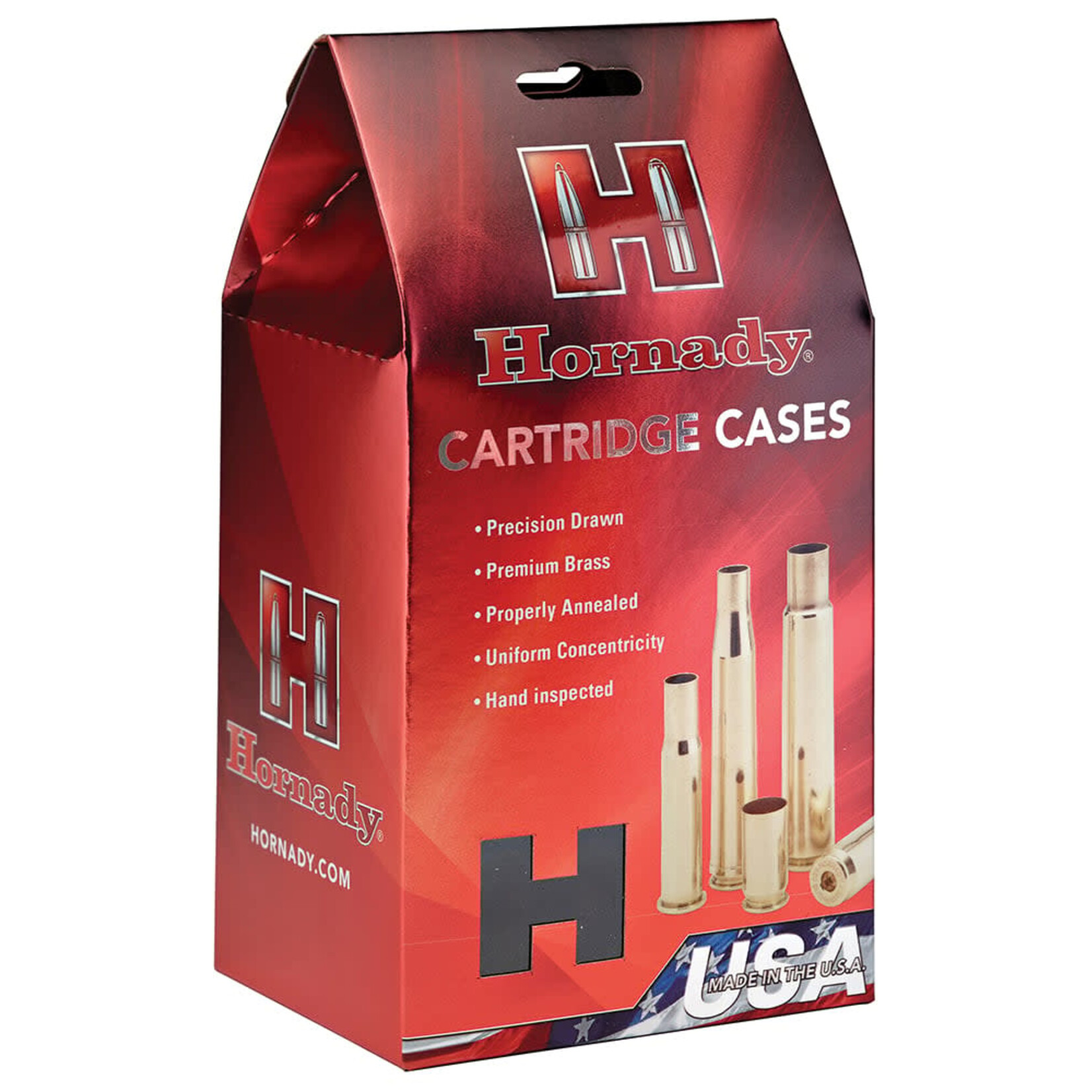 HORNADY MFG. CO. HORNADY BRASS CARTRIDGE CASES 44 REM MAG 100 COUNT