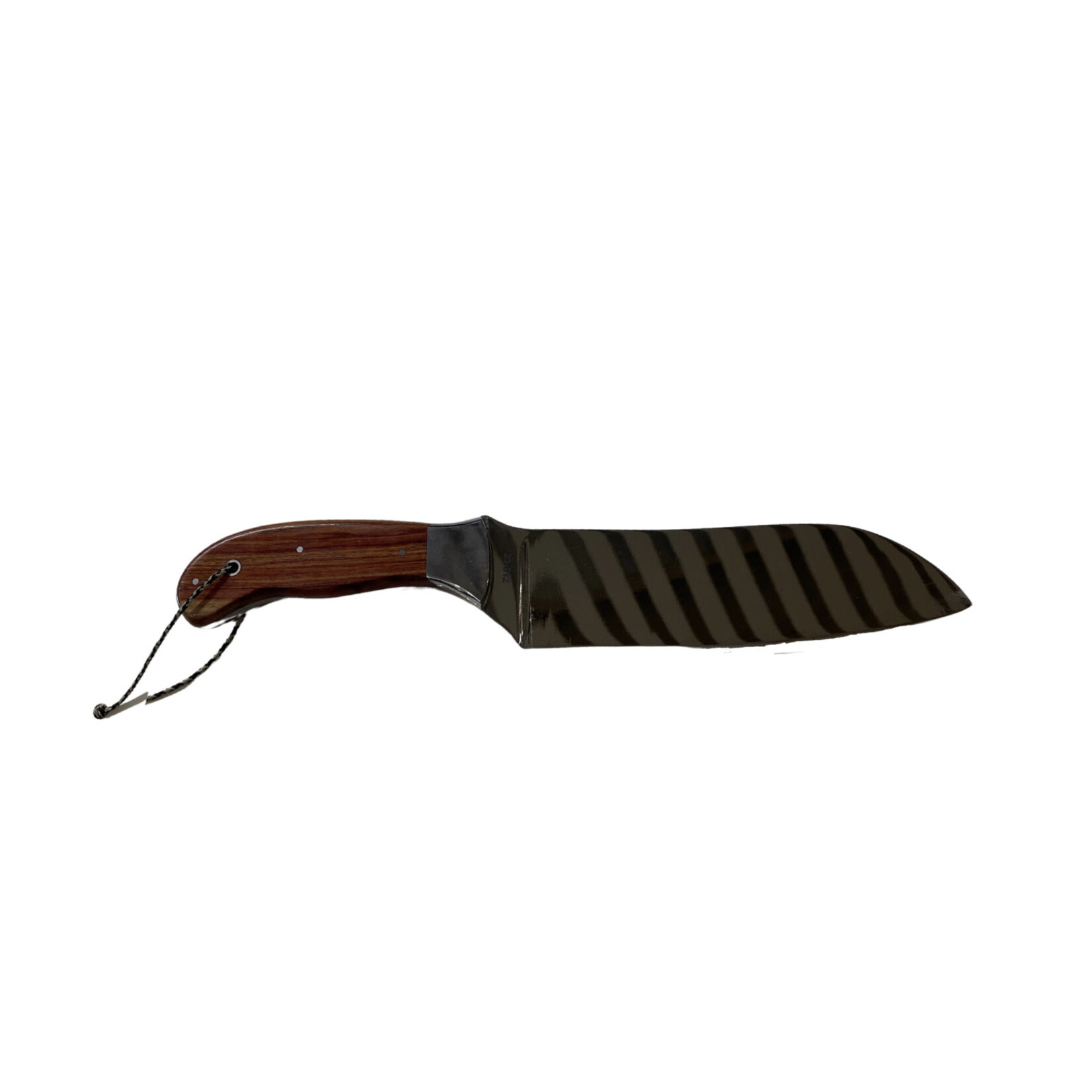 MORRIS KNIVES CHEF/CAMP KNIFE BLOOD WOOD 6.75” AEB-L  W/LEATHER