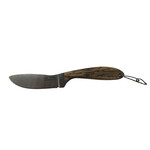 MORRIS KNIVES HUNTER JOHNNY STYLE KNIFE 5.25” S30V SPALTED MAPLE RED LINER