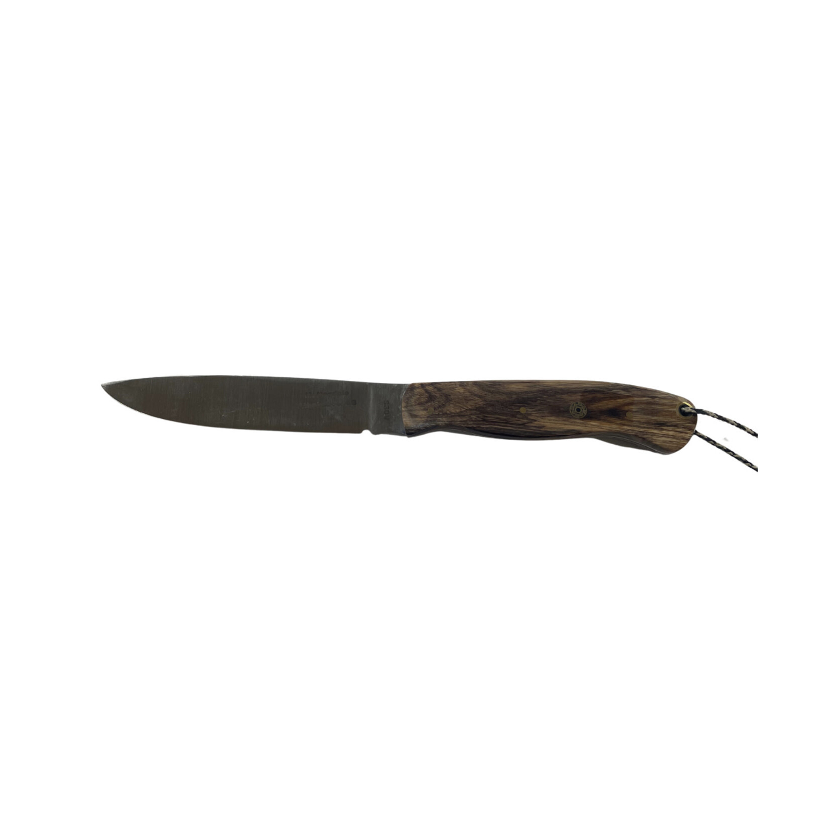 MORRIS KNIVES BIRD & TROUT 4.5” S30V CARAGANA W/ LEATHER SHEATH