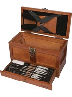 OUTERS OUTERS 25 PIECE UNIVERSAL WOOD GUN CLEANING BOX