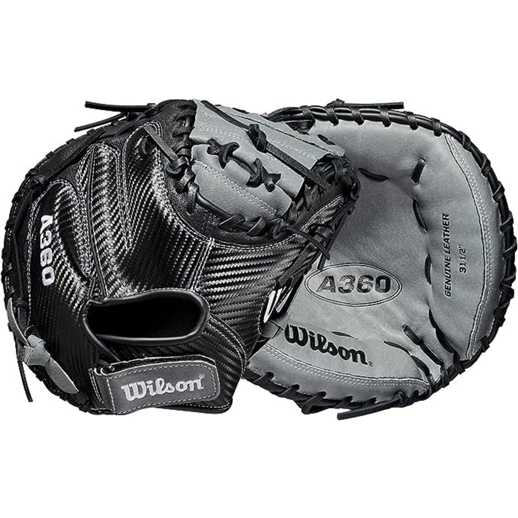 WILSON WILSON A360 CATCHER BASEBALL GLOVE 31 1/2" BLACK/CARBON