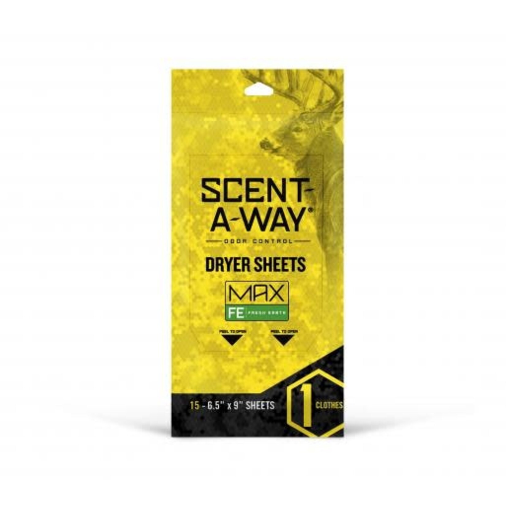 SCENT - A - WAY DRYER SHEETS UNSCENTED 15- 6.5 IN X 9 IN SHEETS FRESH EARTH