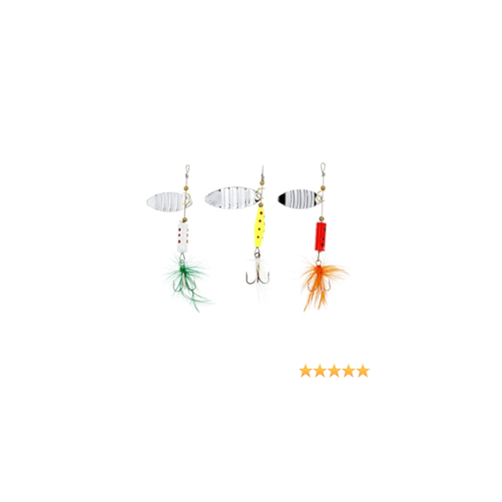 Eagle Claw EAGLE CLAW LAKE & STREAM LUMSASST HAIR SPINNERS 3PK