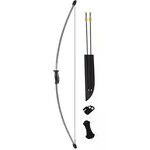 BEAR ARCHERY BEAR ARCHERY RECURVE YOUTH ARCHERY SET WIZARD 17”-24” DL 10-18 LBS W/ 2 ARROWS/ ARMGUARD/ FINGERTAB /QUIVER