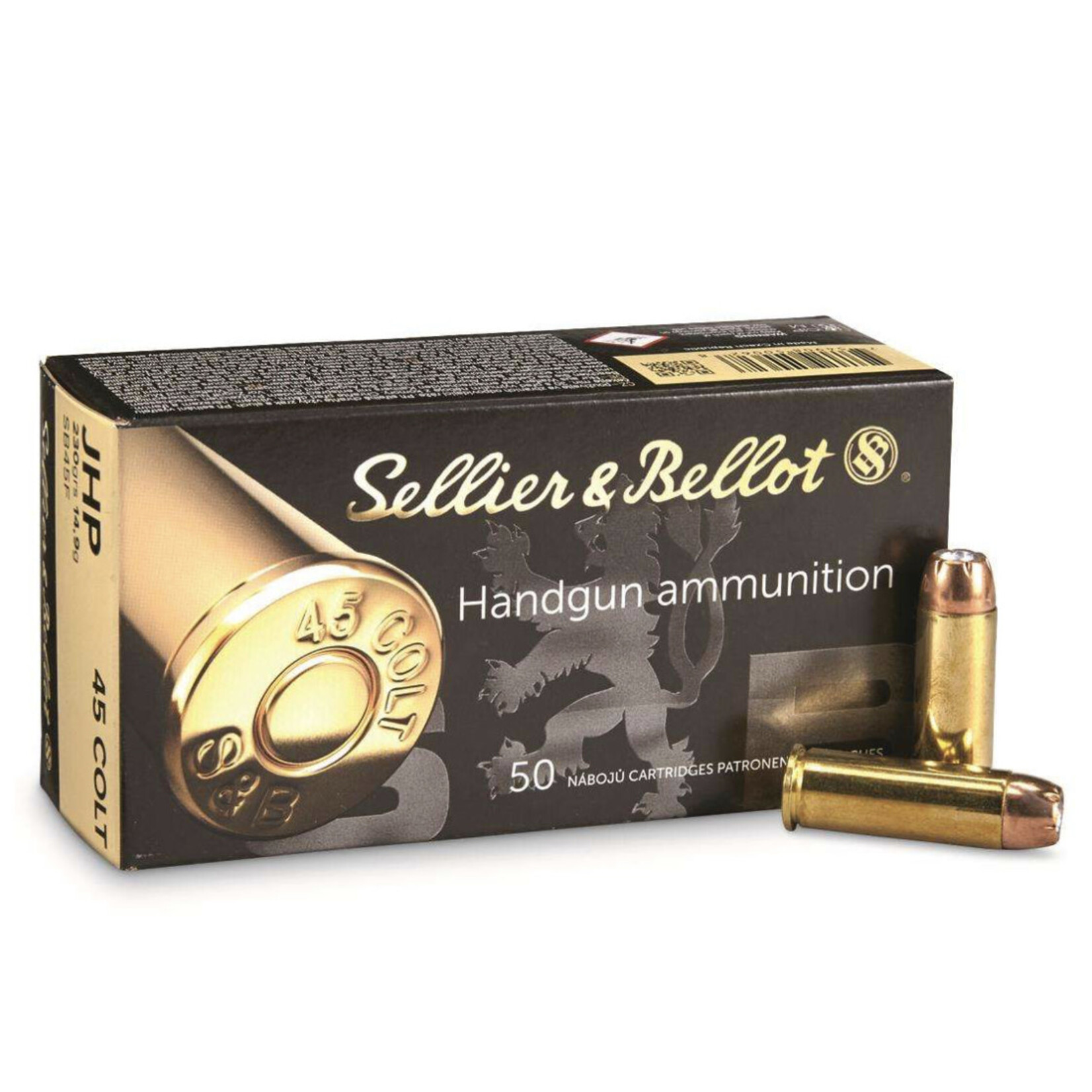 SELLIER & BELLOT SELLIER & BELLOT 45 COLT JHP 230 GR 50RDS