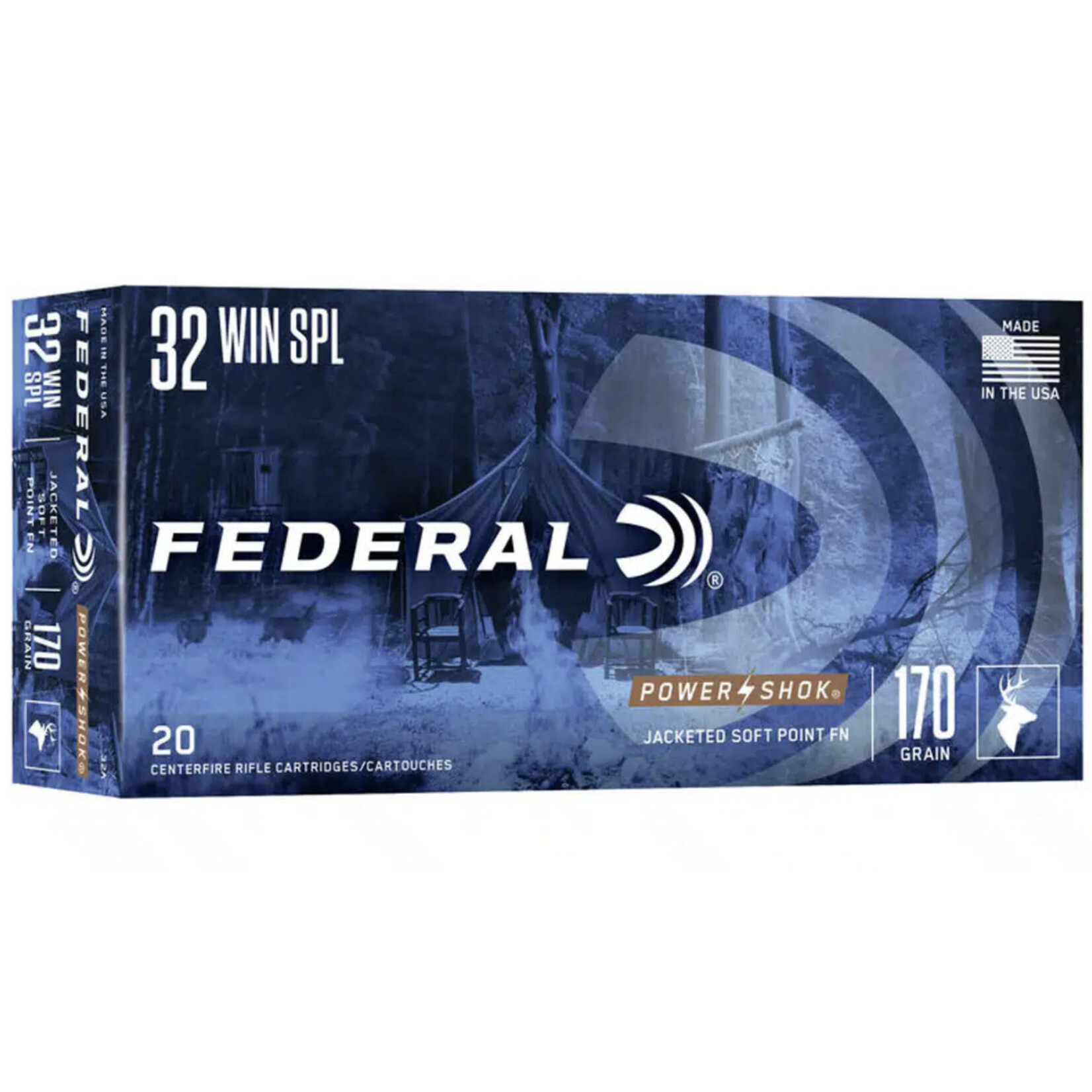 FEDERAL FEDERAL 32 WIN SPECIAL 170 GR JACKETED SOFT POINT 20 RDS