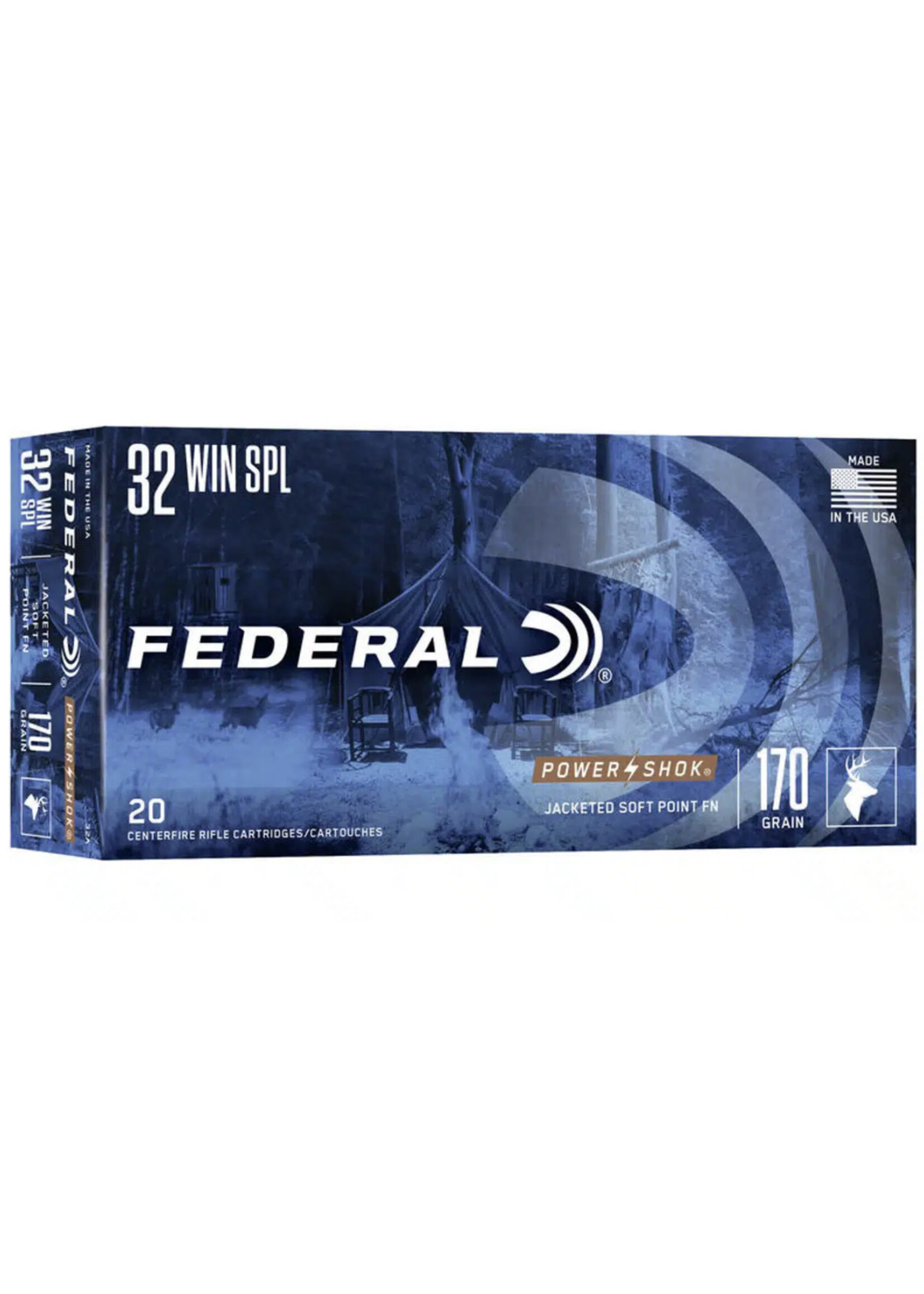 FEDERAL FEDERAL 32 WIN SPECIAL 170 GR JACKETED SOFT POINT 20 RDS