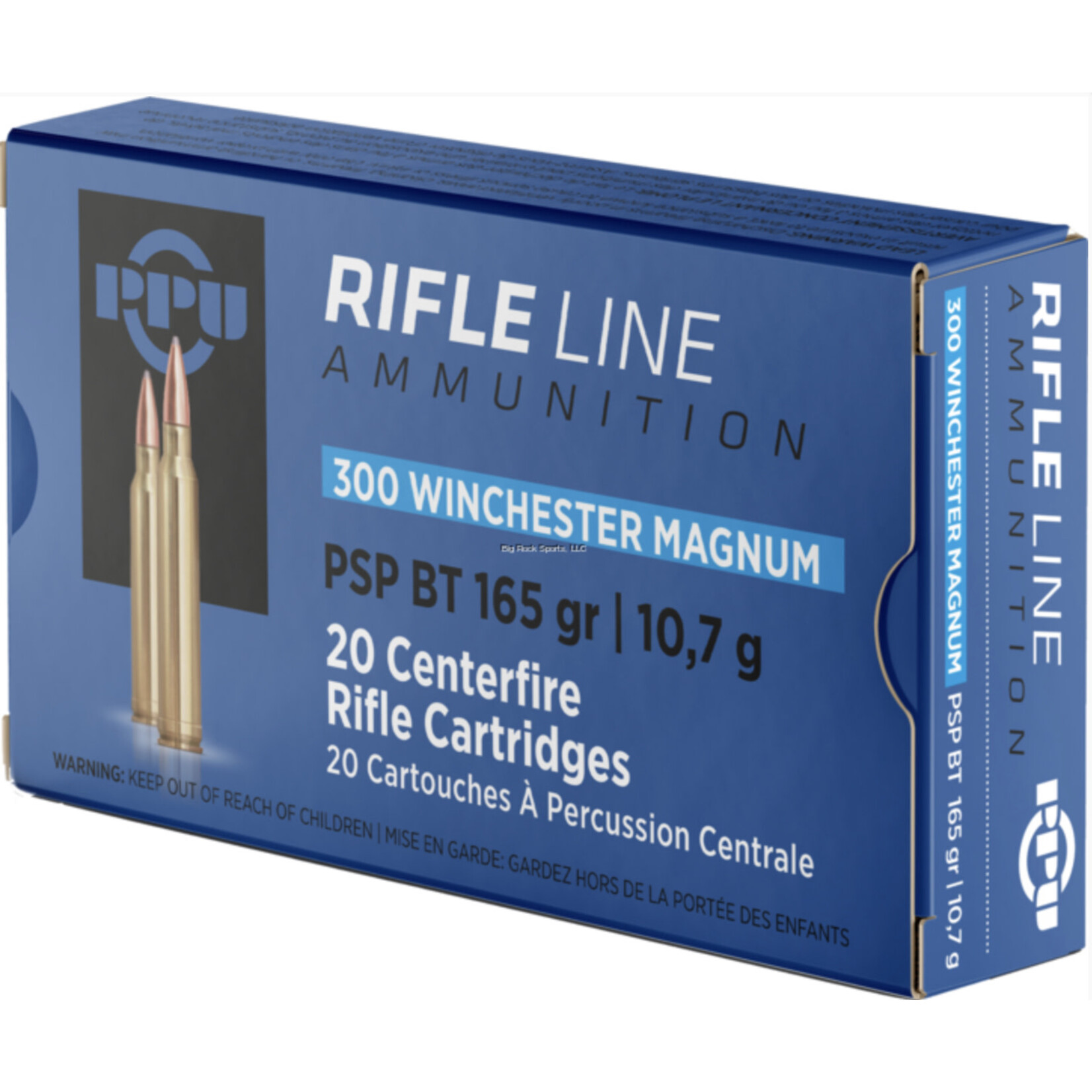 PPU PPU 300 WIN MAG 165 GR PSP BT RIFLE LINE 20 RDS