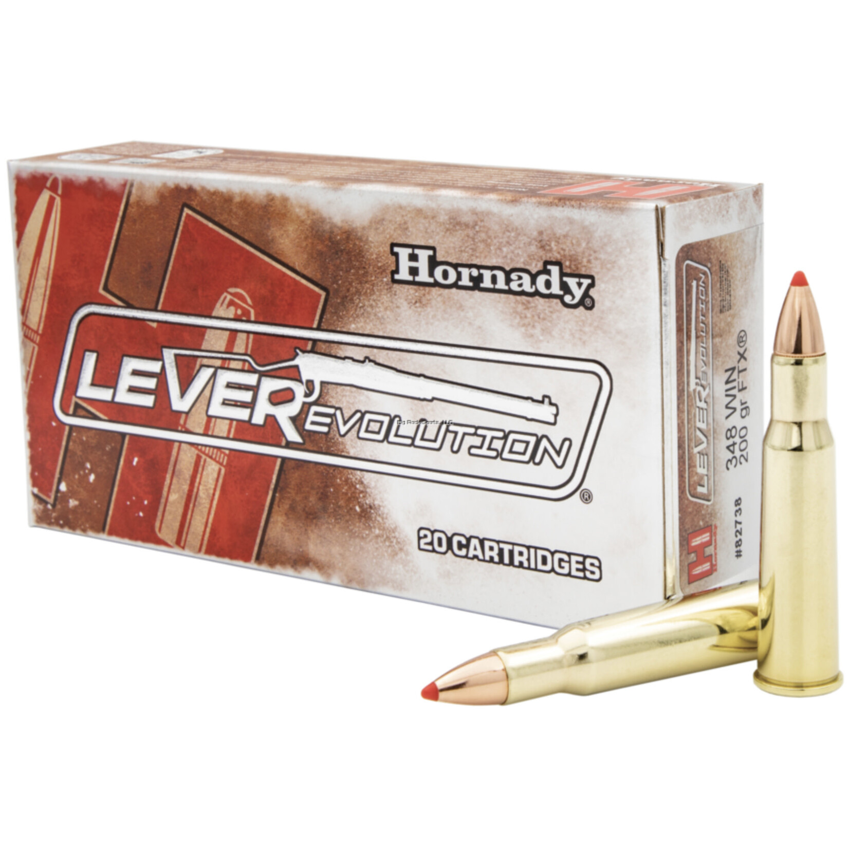 HORNADY HORNADY 348 WIN 200GR FTX LEVEREVOLUTION