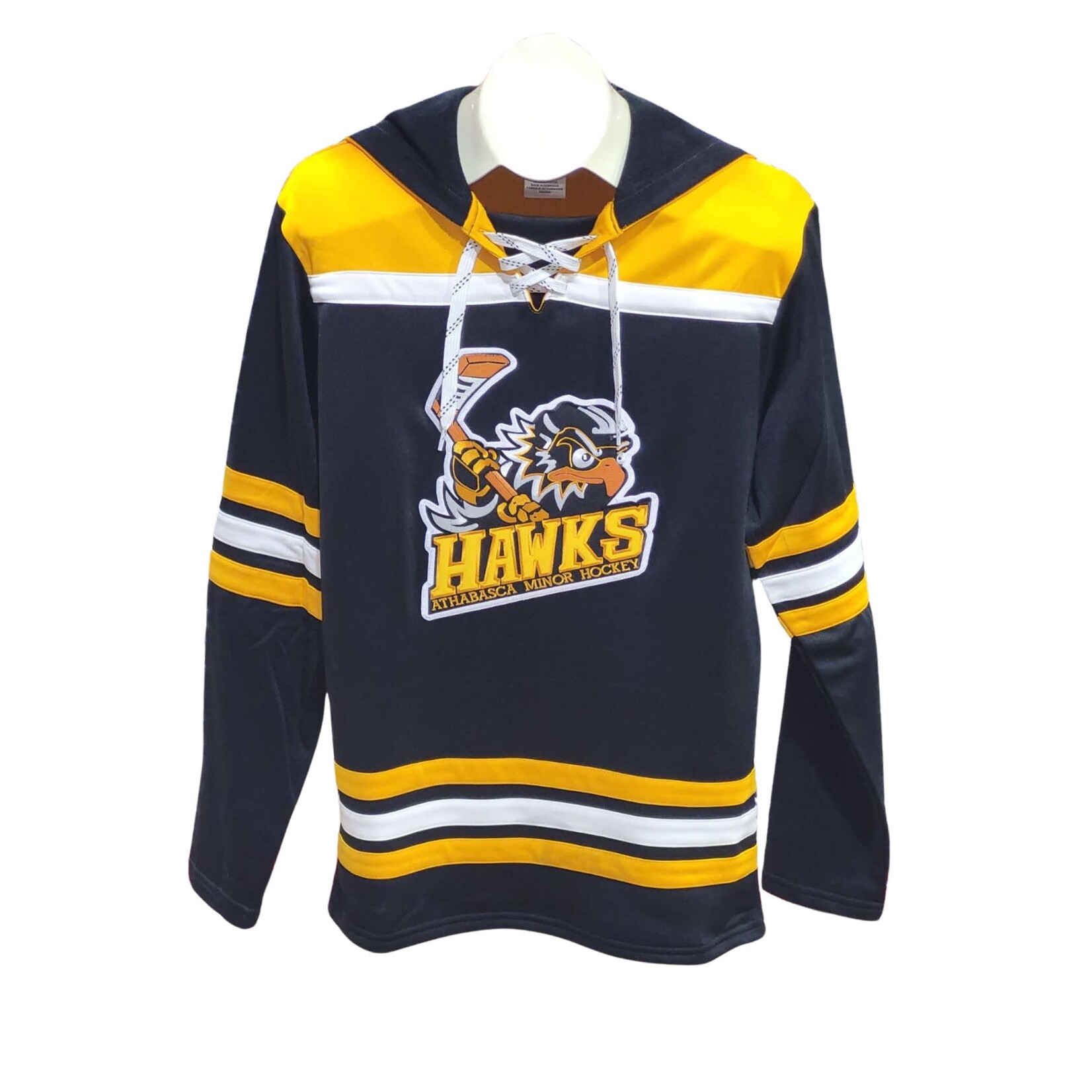 ATHLETIC KNIT HAWK ATHLETIC KNIT HOODY TWILL LOGO SR NO POCKET