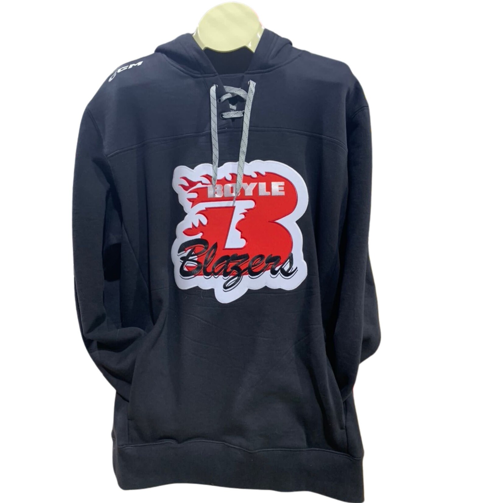 CCM Hockey CCM FLEECE JERSEY HOODY BLK