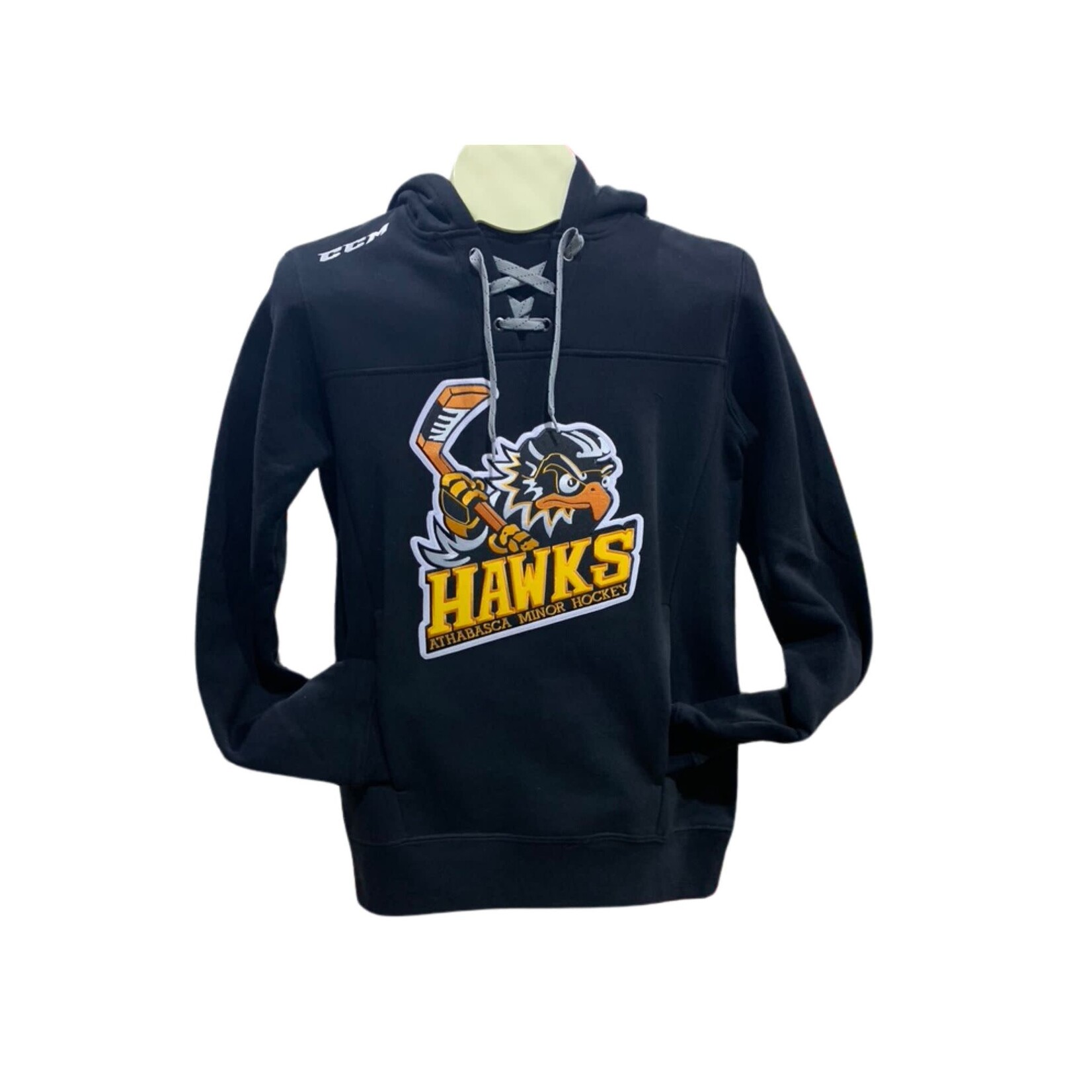CCM Hockey HAWK CCM TEAM PULLOVER HOODY BLK SR