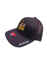 CCM Hockey HAWKS CCM CAP MESHBACK TRUCKER  YOUTH BLACK