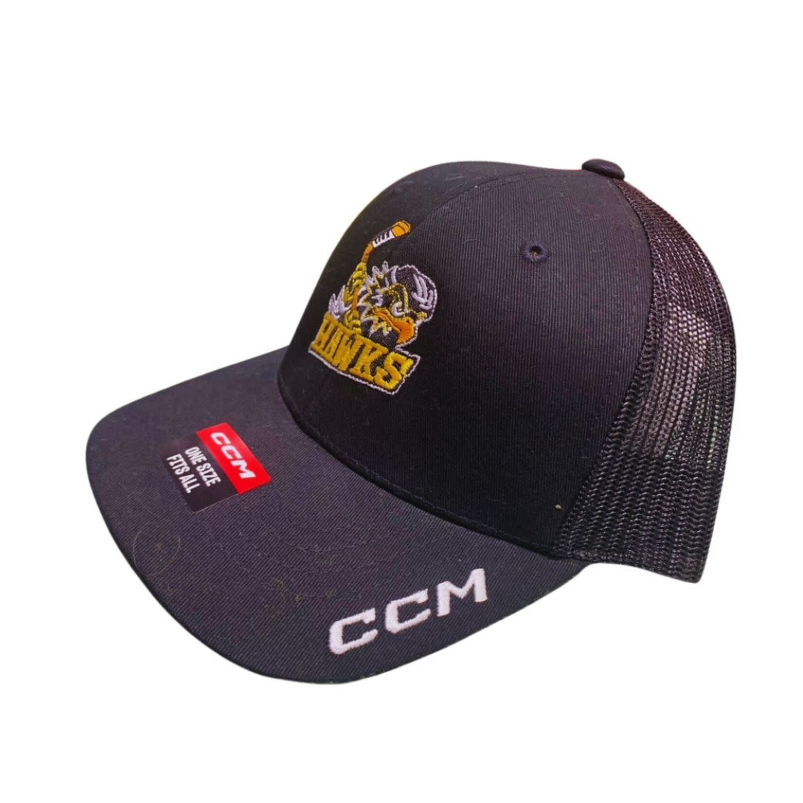 CCM Hockey HAWKS CCM CAP MESHBACK TRUCKER  YOUTH BLACK