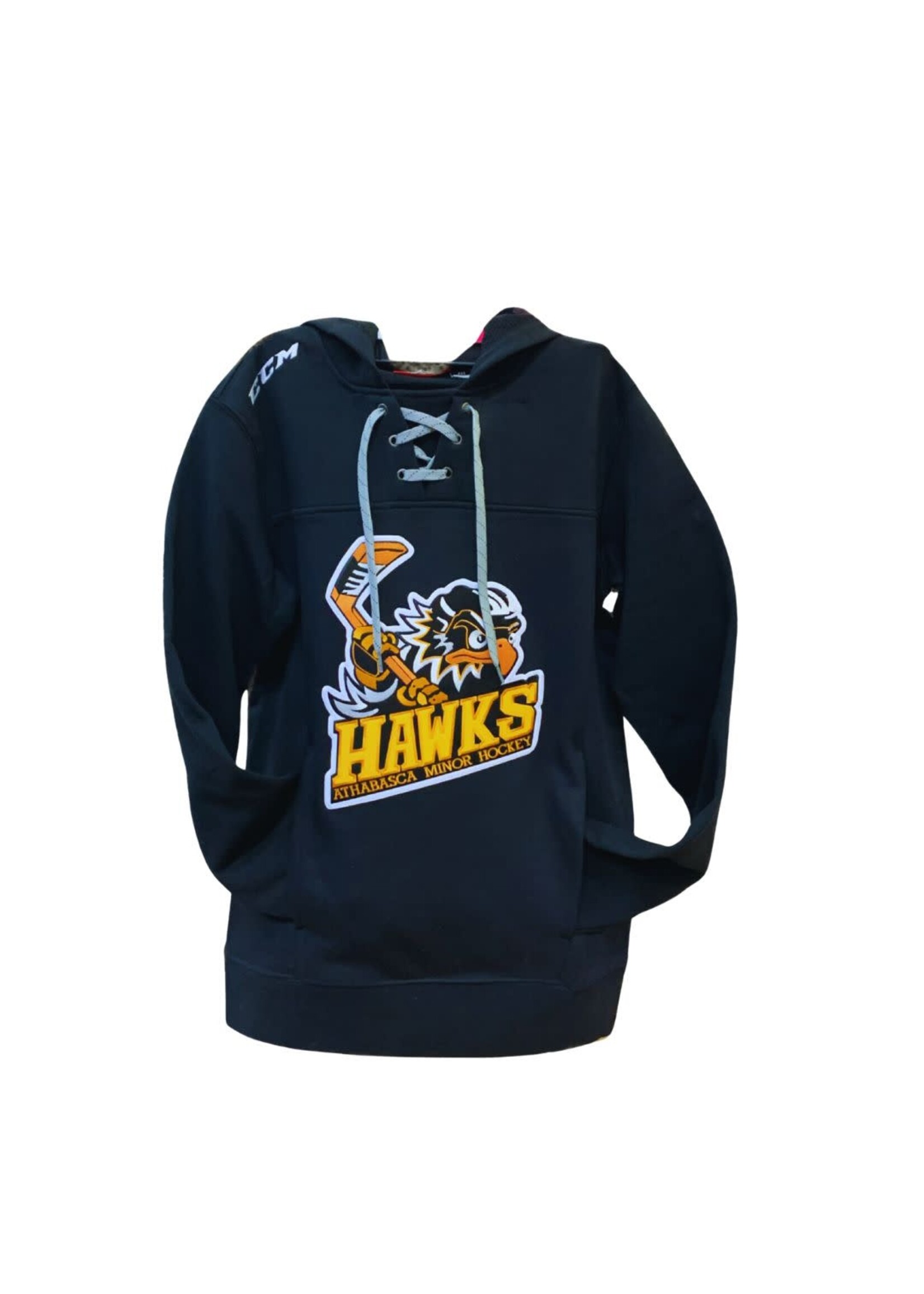 CCM Hockey HAWK CCM 7512 JRSY FLCE HOODY BLK v2 SR .12