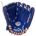 RAWLINGS RAWLINGS "SURE CATCH" YOUTH SERIES BASEBALL GLOVE - TORONTO BLUE JAYS 12" RHT