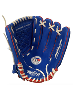 RAWLINGS RAWLINGS "SURE CATCH" YOUTH SERIES BASEBALL GLOVE - TORONTO BLUE JAYS 12" RHT