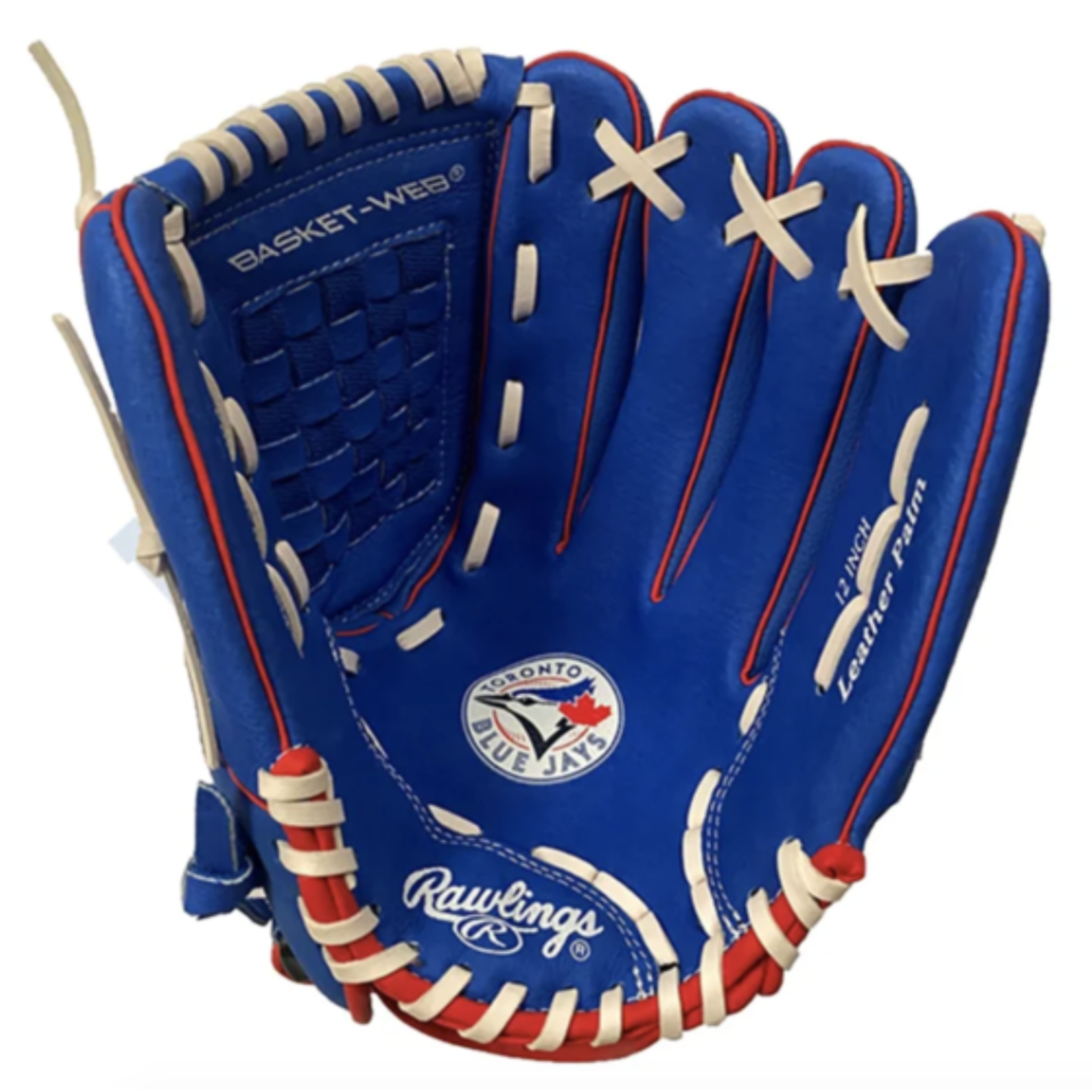 RAWLINGS RAWLINGS "SURE CATCH" YOUTH SERIES BASEBALL GLOVE - TORONTO BLUE JAYS 12" RHT