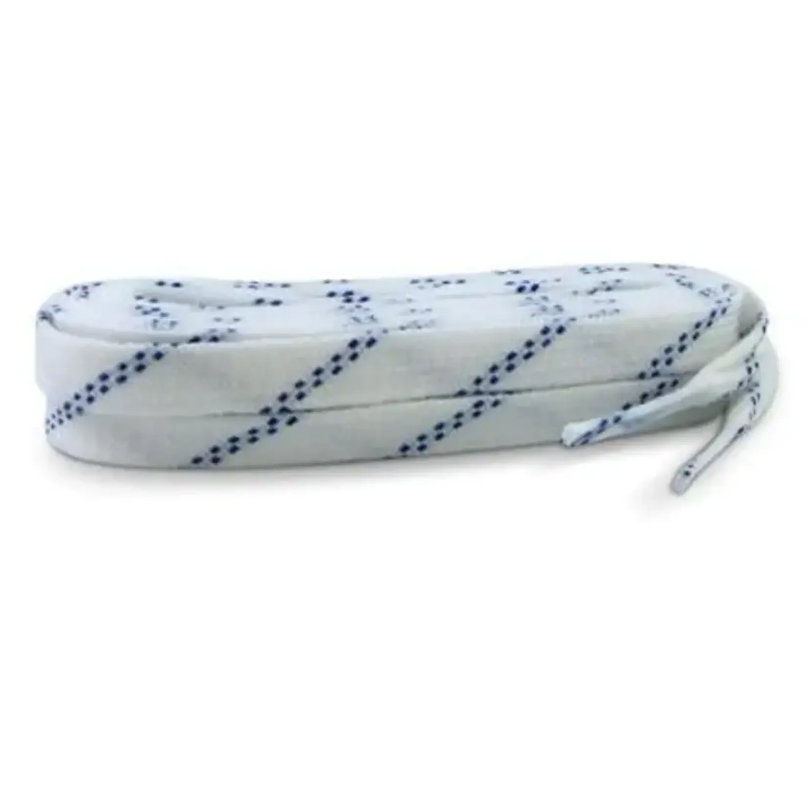 LOWRY WAXED SKATE LACES- WHITE 96"