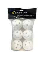 EASTON 9" PLASTIC TRAINING BALLS 6PK