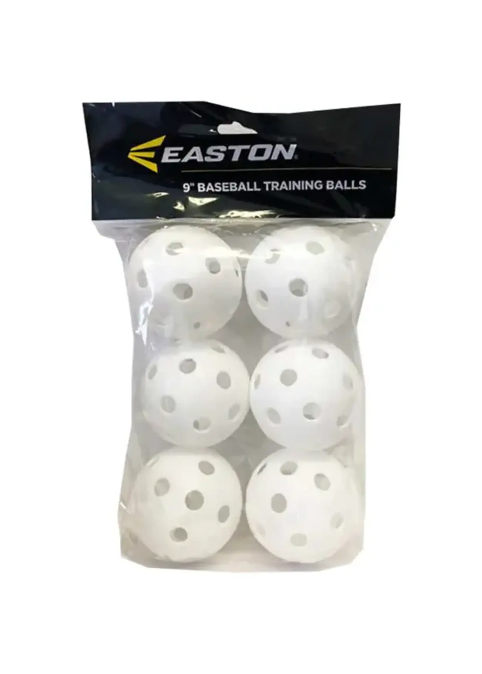 EASTON 9" PLASTIC TRAINING BALLS 6PK