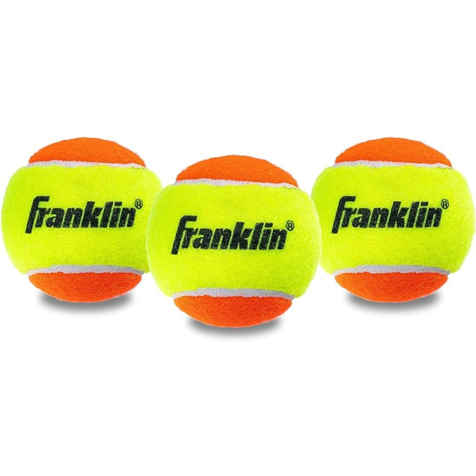 FRANKLIN TENNIS BALL STARTER BEGINNER 3 PACK ORANGE/YELLOW