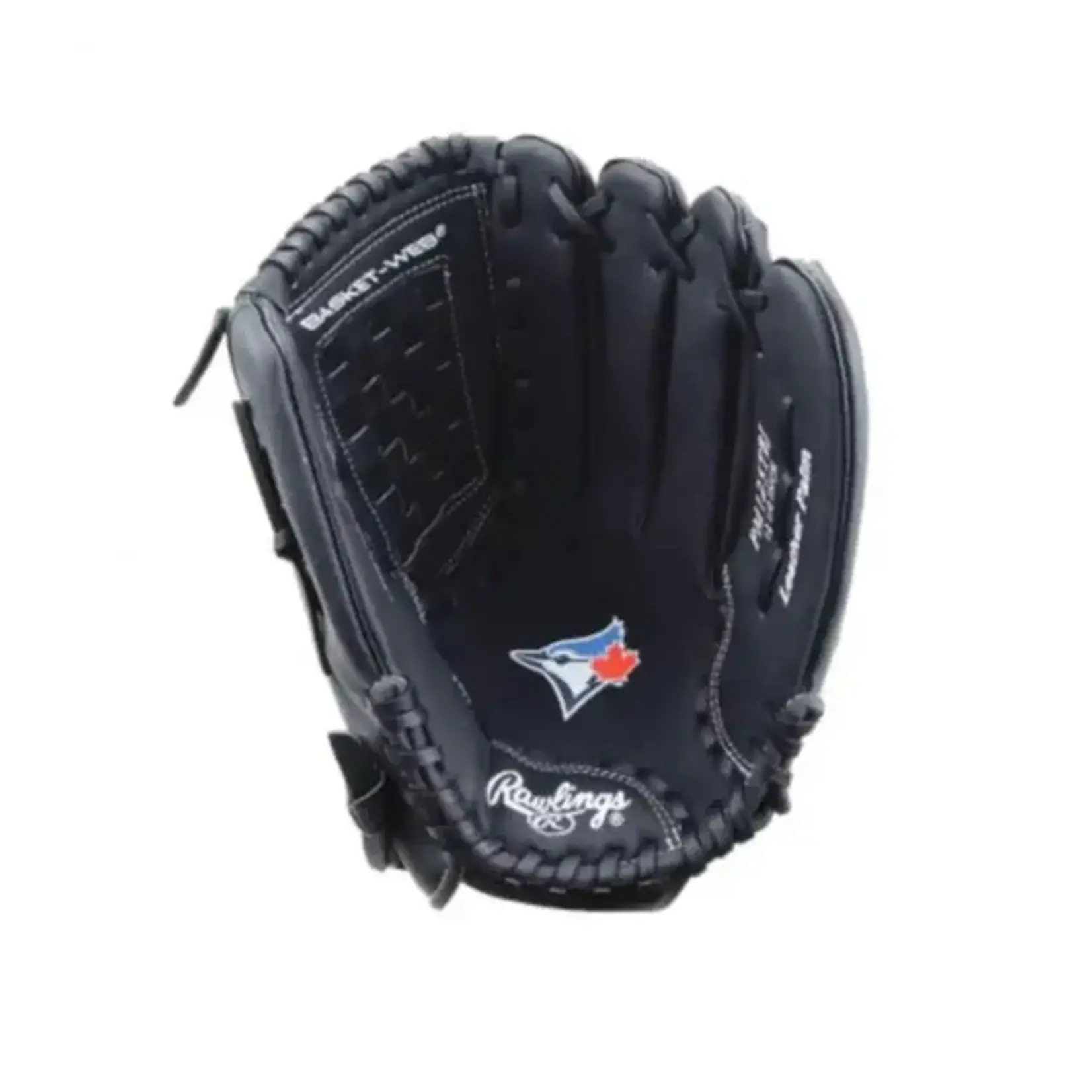 RAWLINGS RAWLINGS BLUE JAYS BLACK GLOVE- 12.5"