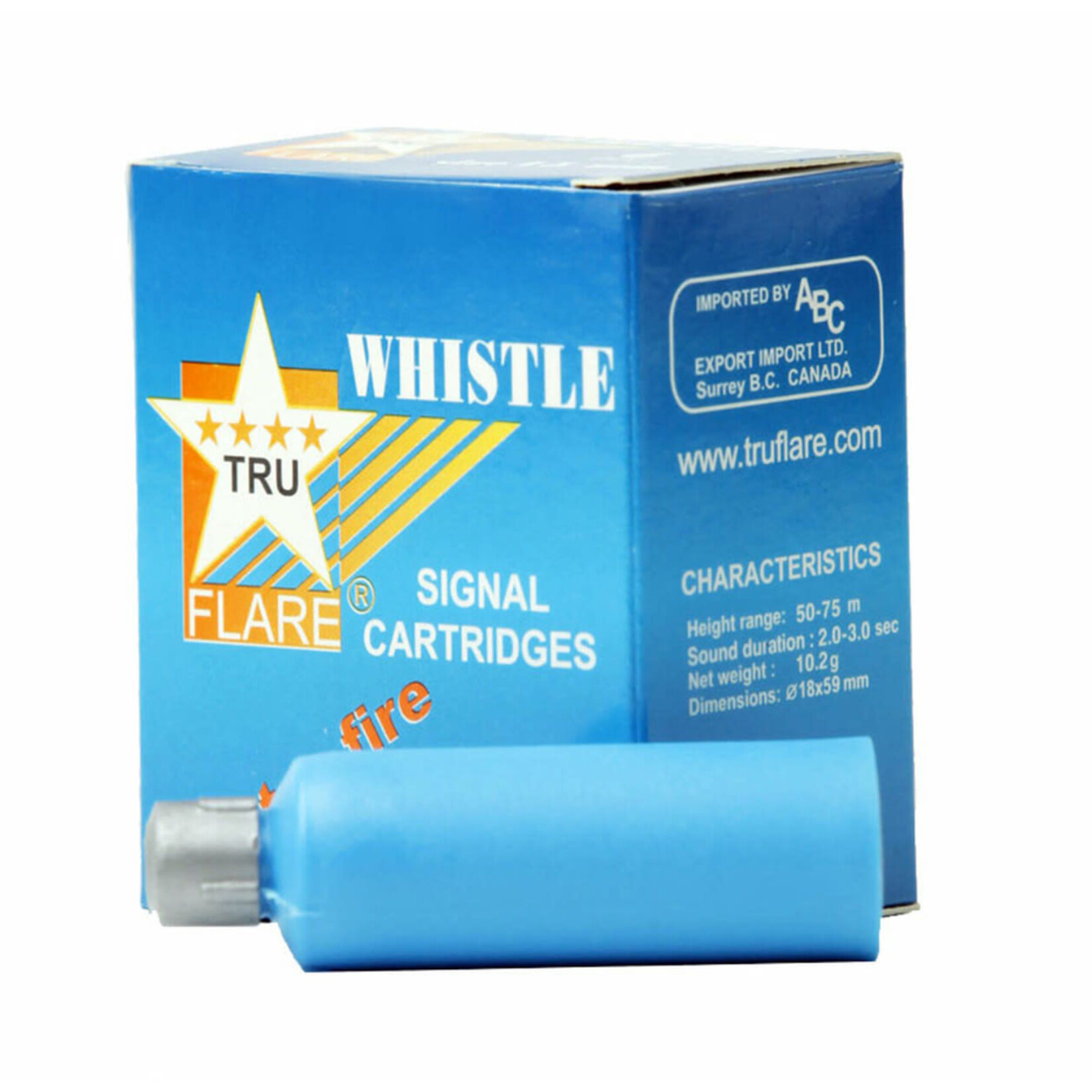 TRU FLARE TRU FLARE PYROTECHNIC WHISTLE CENTERFIRE EXPLOSIVE 6 PK