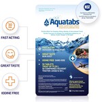 AQUATABS WATER PURIFICATION TABLETS 50CT