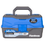 Flambeau FLAMBEAU ADVENTURER 2 TRAY TACKLE BOX- DARK BLUE