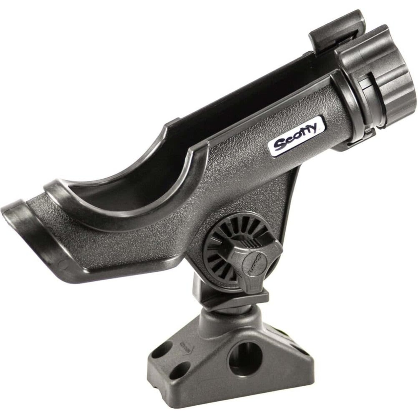 BLACK w/241 SIDE/DECK MOUNT SCOTTY 230-BK POWERLOCK ROD HOLDER