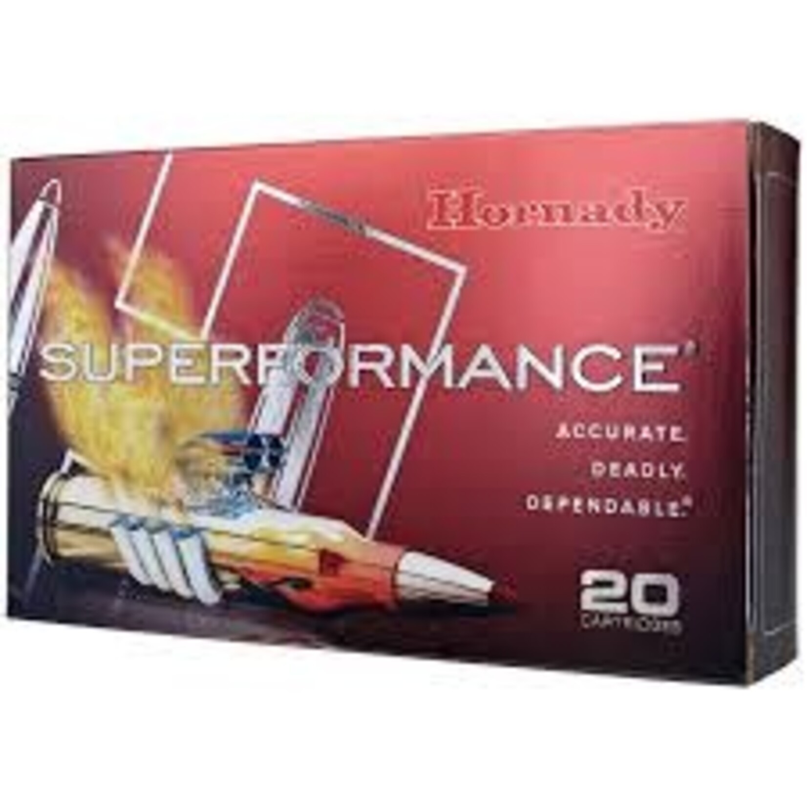 HORNADY HORNADY 30-06 SPRINGFIELD 180 GRAIN SST SUPERFORMANCE 2820 FPS 20 RNDS