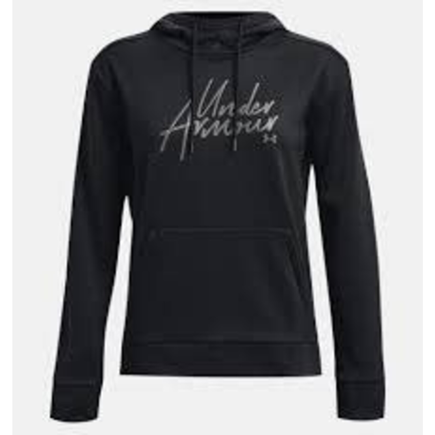 UNDER ARMOUR UNDER ARMOUR WOMEN'S FLEECE SCRIPT BLK HOODIE