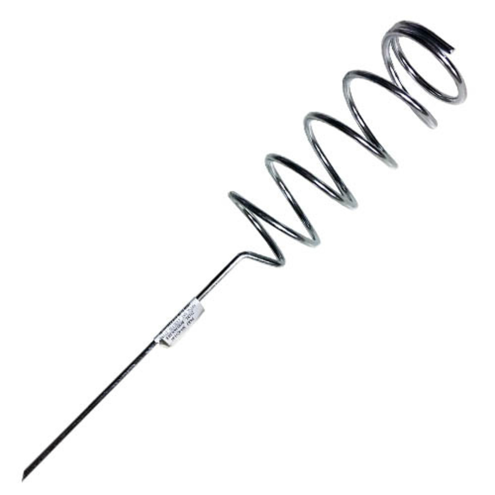 WHIZKERS ROD HOLDER COILED SILVER 15"