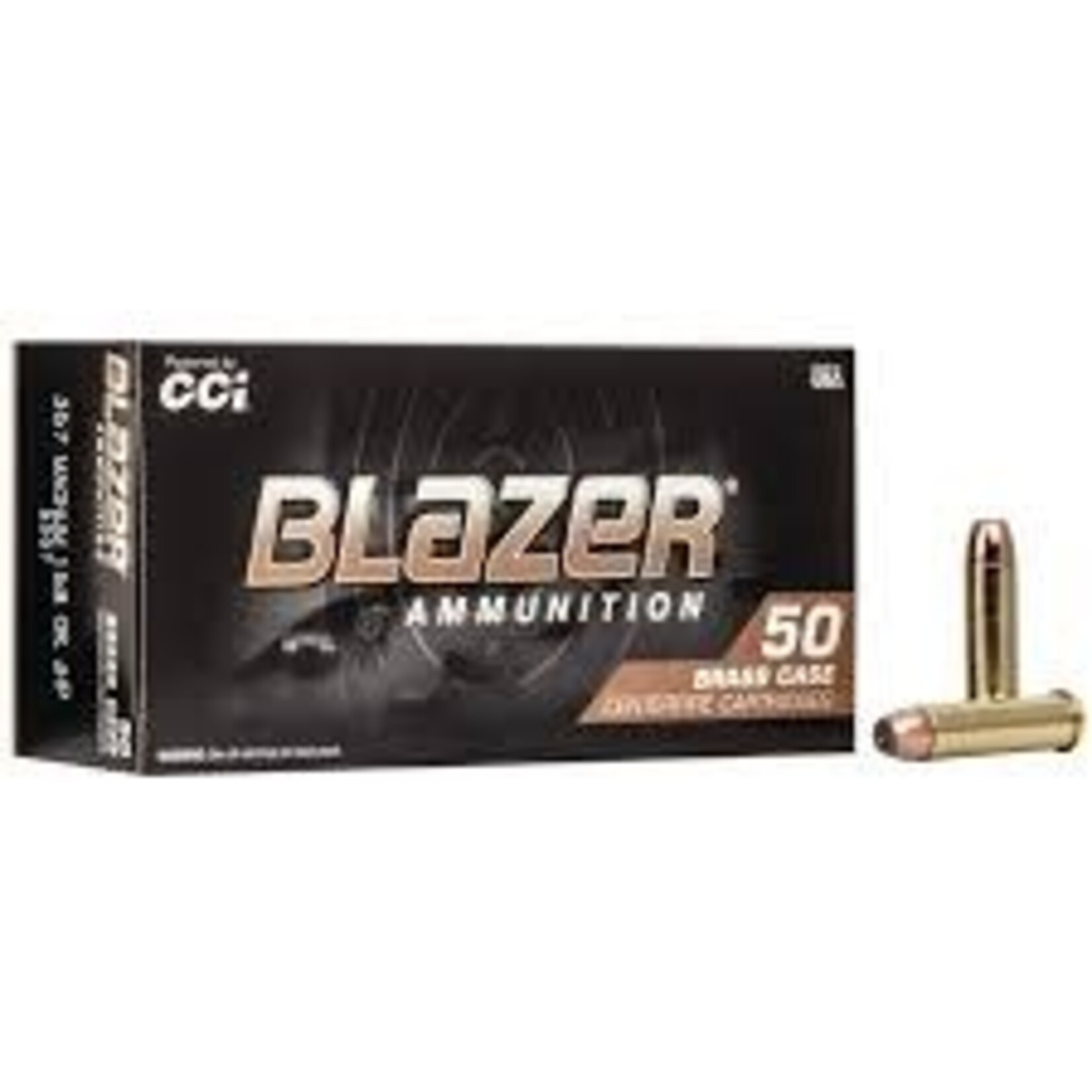 CCI CCI 357 MAG 158GR JHP BLAZER BRASS  50 RNDS 5207