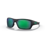 OAKLEY TURBINE MATTE BLACK W/ PRIZM JADE POLARIZED SUNGLASSES