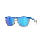 OAKLEY FROGSKINS HYBRID PRIMARY BLUE/COOL GREY W/ PRIZM SAPPHIRE SUNGLASSES