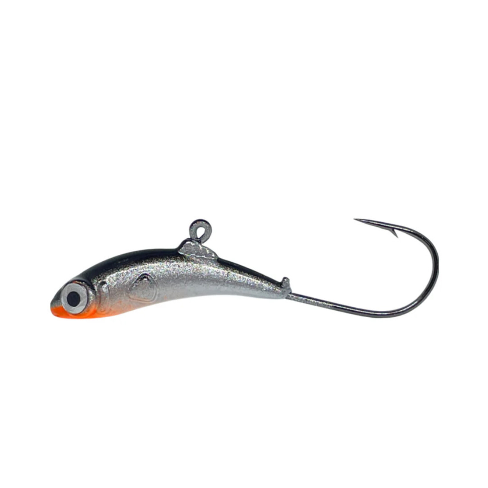 MEEGS LURES 1/4 OZ BLACK/SILVER PREMIUM JIG 1PC MFSM14BSL1