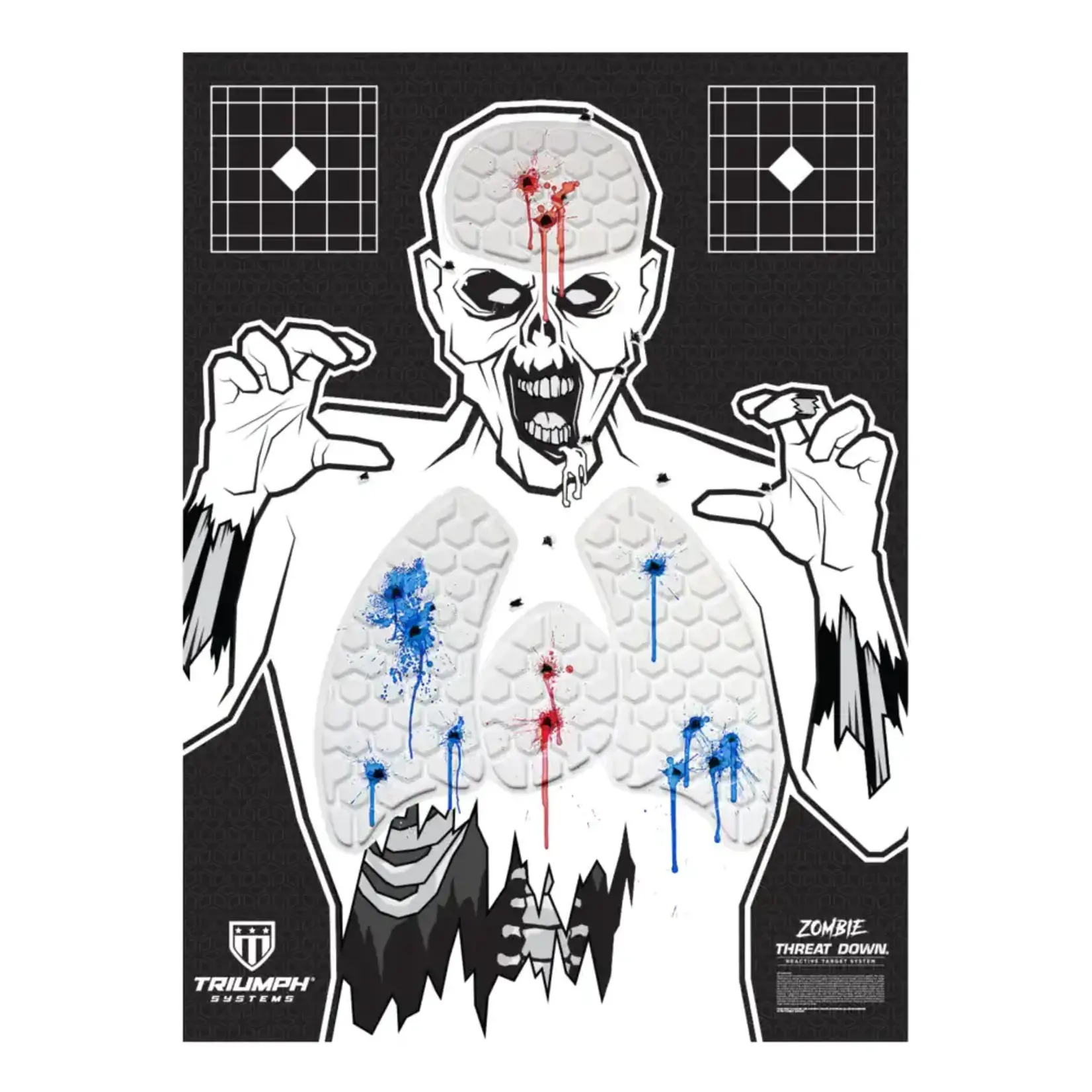 TRIUMPH SYSTEMS TRIUMPH THREAT DOWN BLEEDING ZOMBIE TARGET