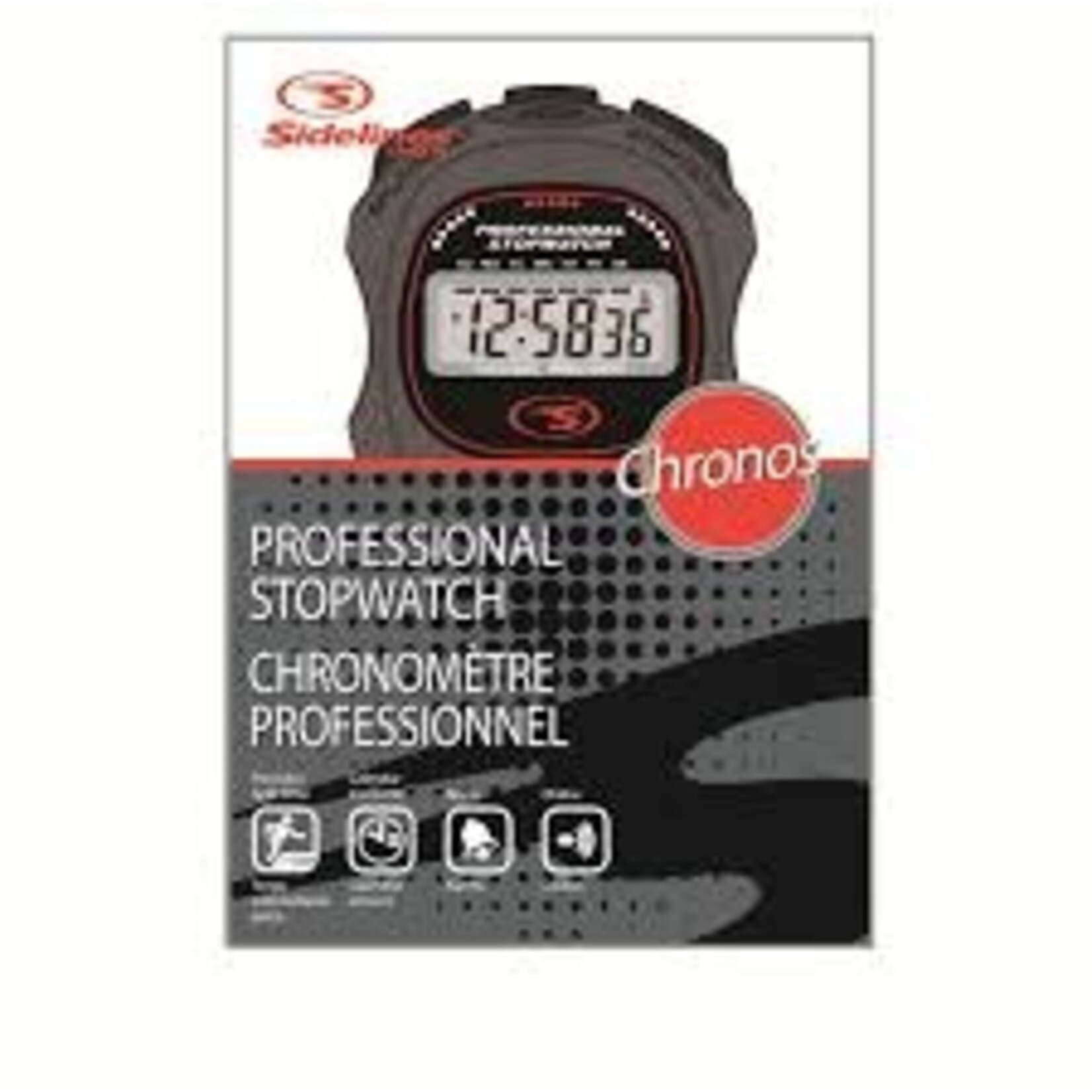 SIDELINES SIDELINES PROFESSIONAL STOPWATCH 30 LAP MEMORY CHRONOS