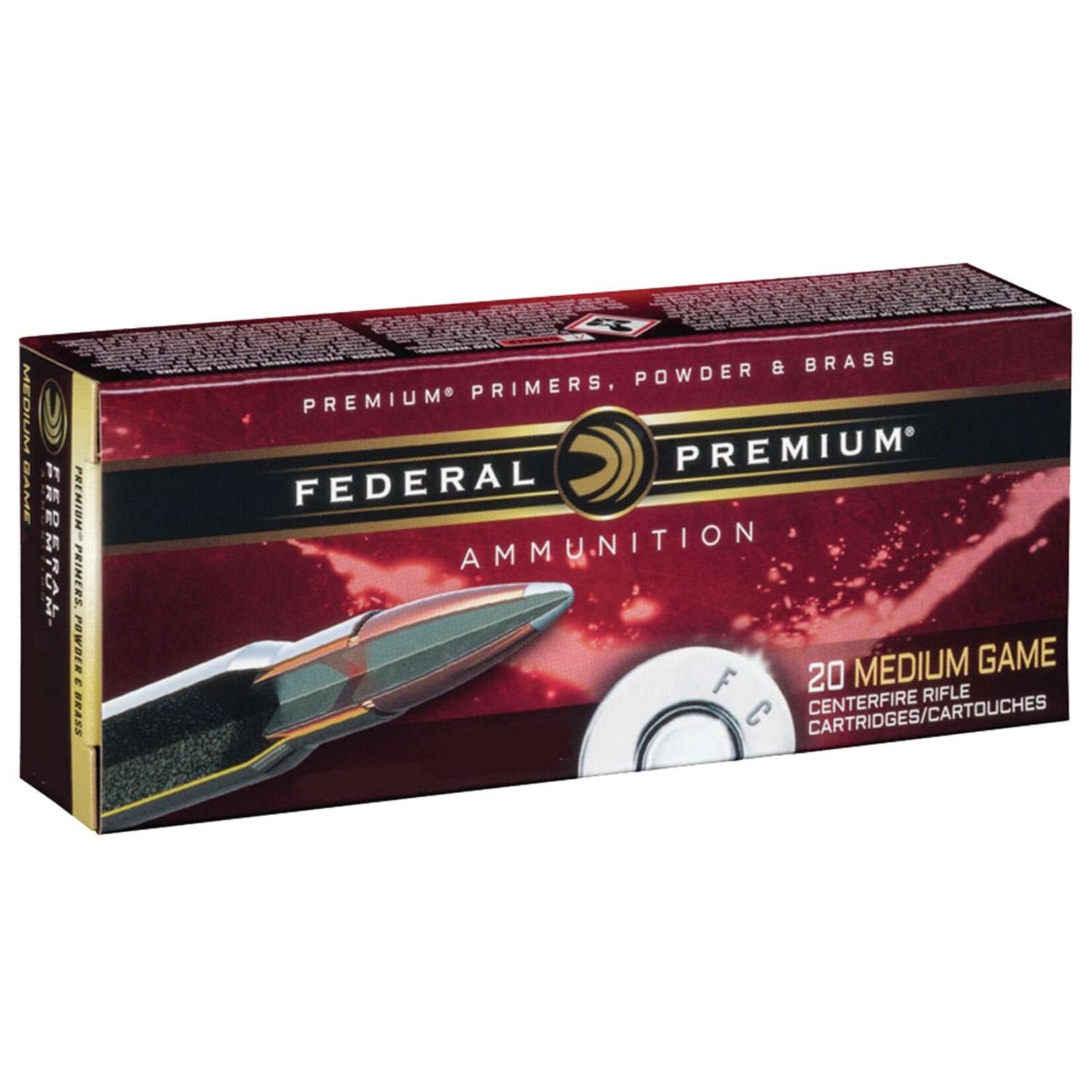 FEDERAL FEDERAL 338 REM ULTRA MAG RUM 210 GRAIN NOSLER PARTITION PREMIUM